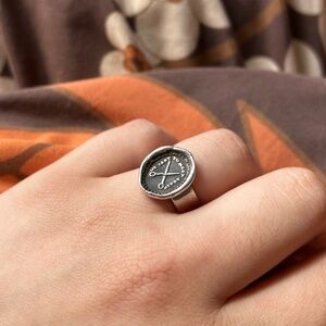 Pyrrha “We Part To Meet Again” Talisman Ring